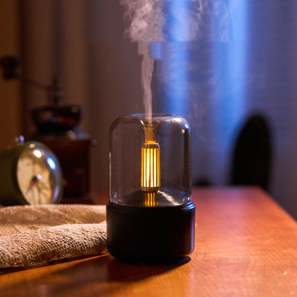 Candle-Look Mini Humidifier and Aroma Diffuser, 120 ml, USB (photo 3)