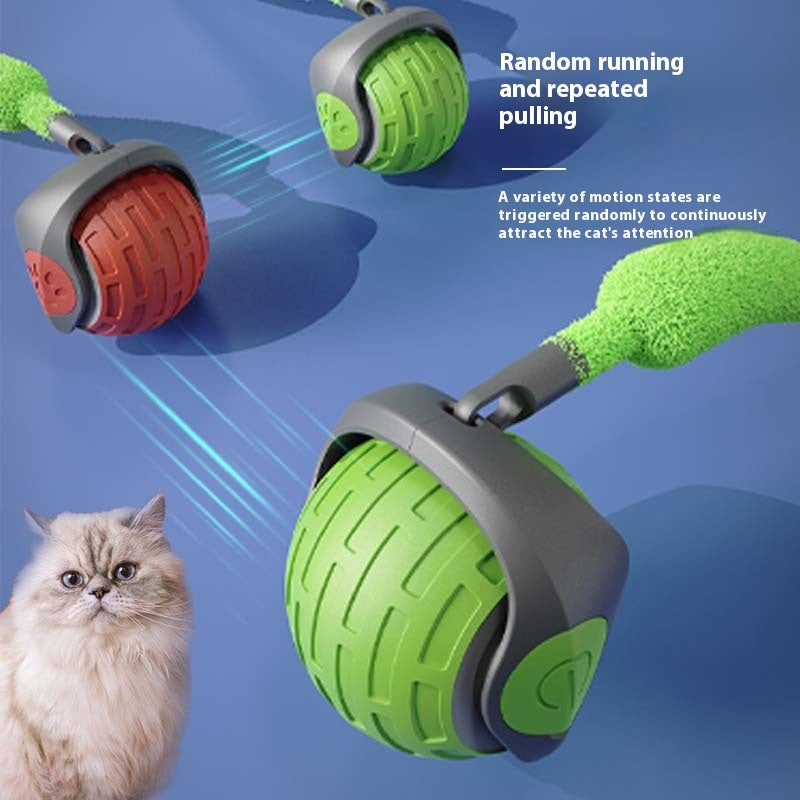 Automatic Rolling Ball Cat Toy, USB Rechargeable (photo 3)