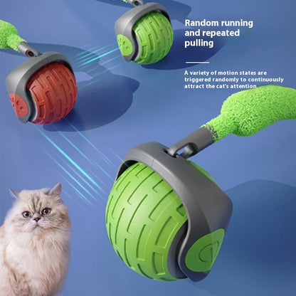 Automatic Rolling Ball Cat Toy, USB Rechargeable (photo 3)