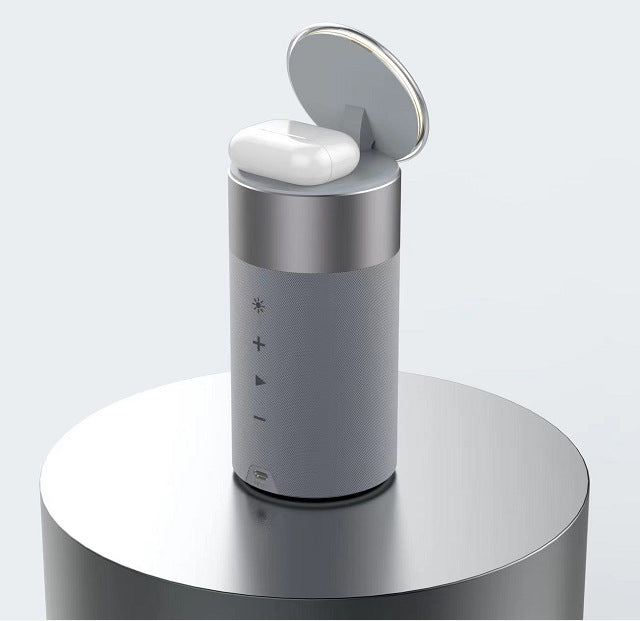 3-in-1 Bluetooth Speaker with Wireless Charger and Touch Lamp (photo 5)