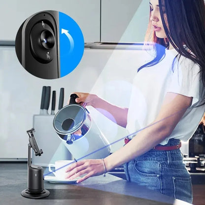 360° AI Face-Tracking Phone Holder (photo 3)