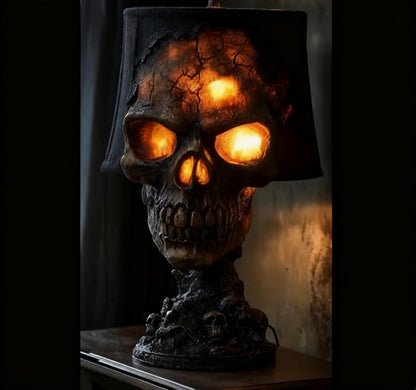 Halloween Skull Desk Lamp with LED Light (photo 3)