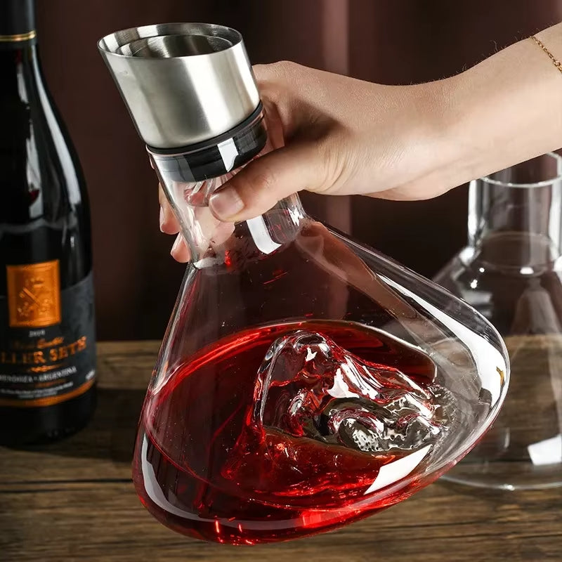 Iceberg Glass Wine Decanter (photo 2)
