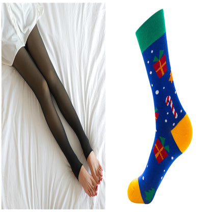 Women's Fleece-Lined Sheer-Look Tights (photo 37)