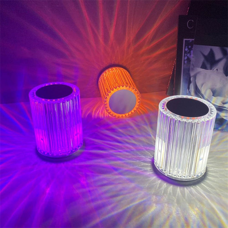 Crystal-Look Acrylic Table Lamp, Touch or Remote Control (photo 4)