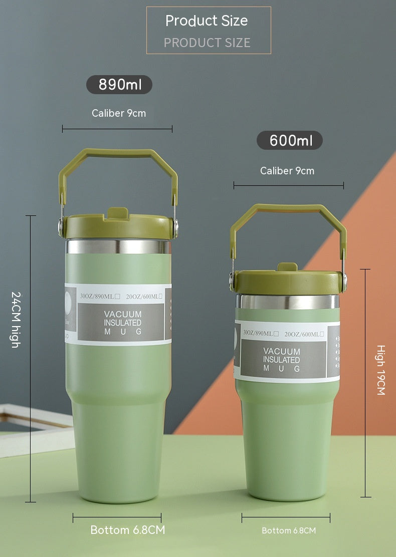 30 oz Insulated Stainless Steel Tumbler with Handle (photo 7)