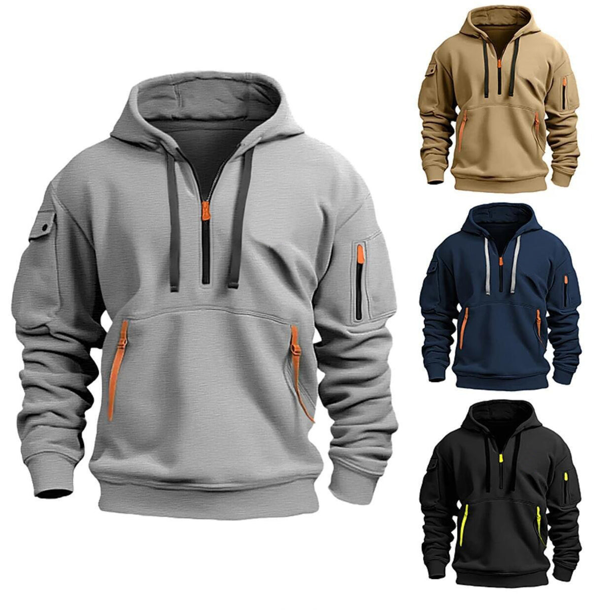 Unisex Drop-Shoulder Pullover Hoodie