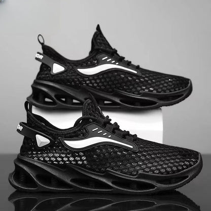 Men's Mesh Lace-Up Running Sneakers (photo 9)