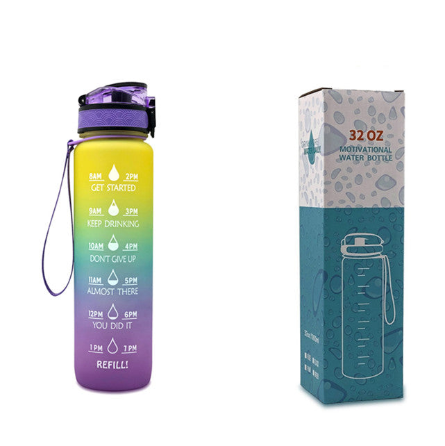 1 L Tritan Water Bottle with Time Markers (photo 27)