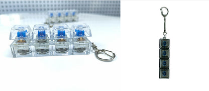 4-Key Clicker Keychain with Light (photo 12)