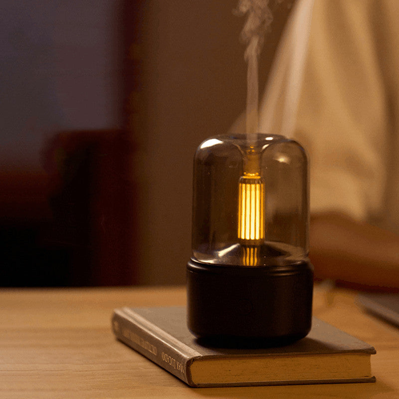 Candle-Look Mini Humidifier and Aroma Diffuser, 120 ml, USB (photo 4)