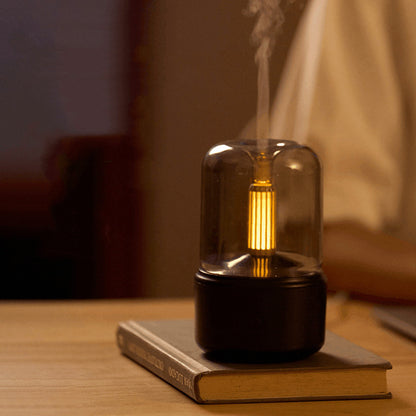 Candle-Look Mini Humidifier and Aroma Diffuser, 120 ml, USB (photo 4)