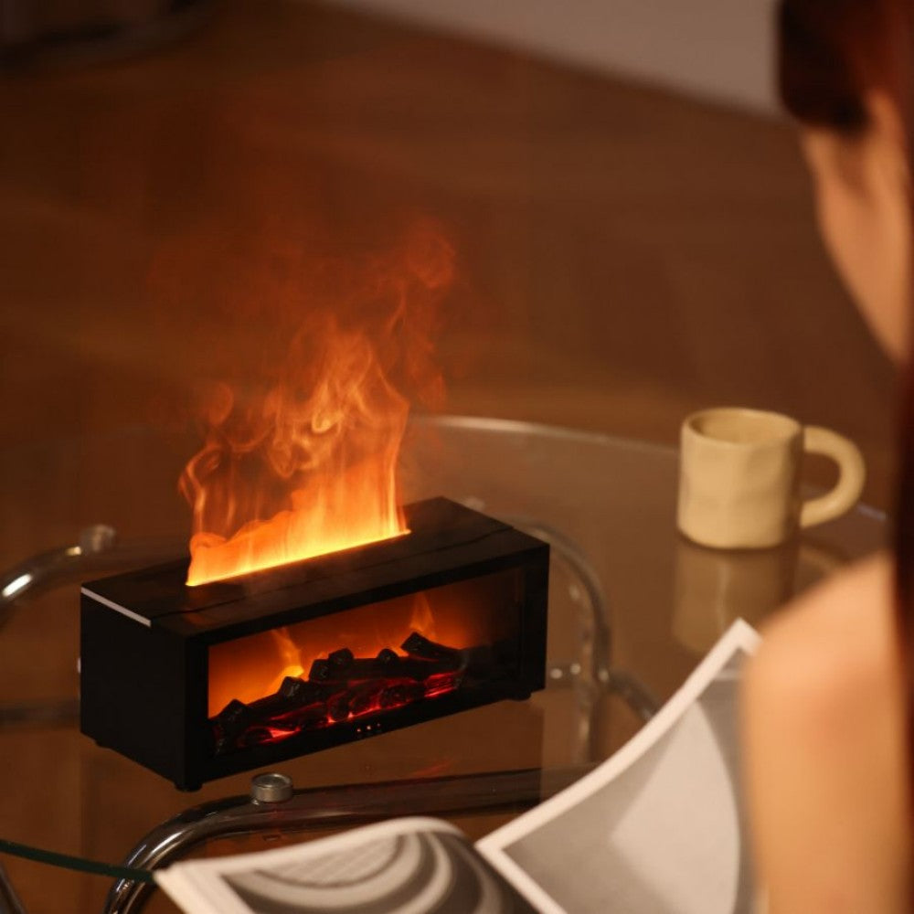 Flame Effect Aroma Diffuser with Remote (photo 3)