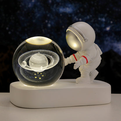 Astronaut Crystal Ball Night Light, 6 cm (photo 4)