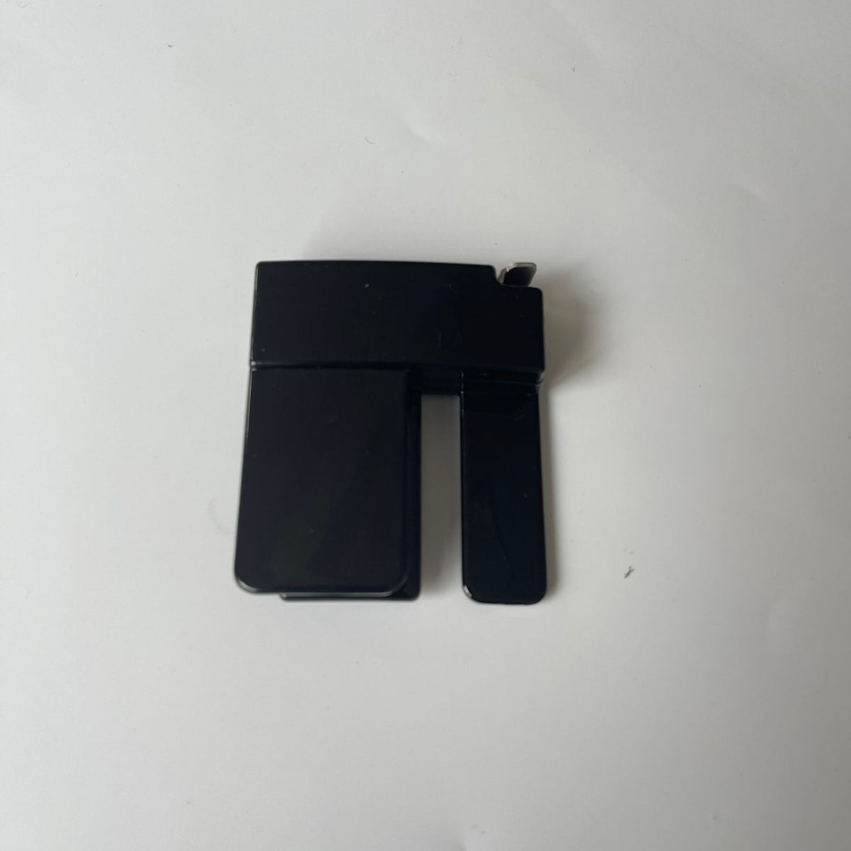 No-Belt Waistband Tightening Buckle, Metal or ABS – Black, ABS