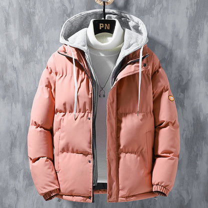 Men's Hooded Padded Winter Jacket (photo 5)