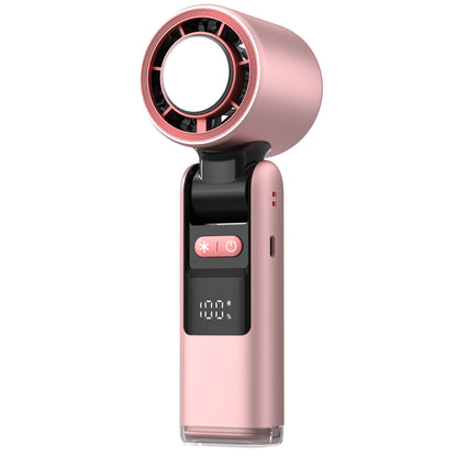 Mini Turbo Handheld Fan with Digital Display, 4000 mAh (photo 12)