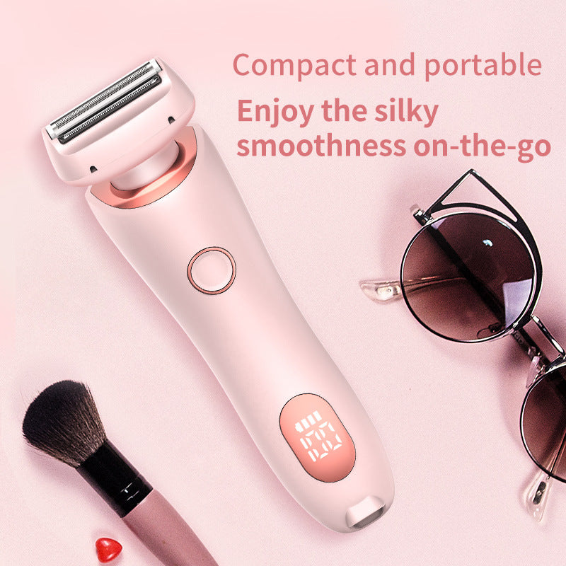 2-in-1 Women's Rechargeable Shaver and Trimmer (photo 2)