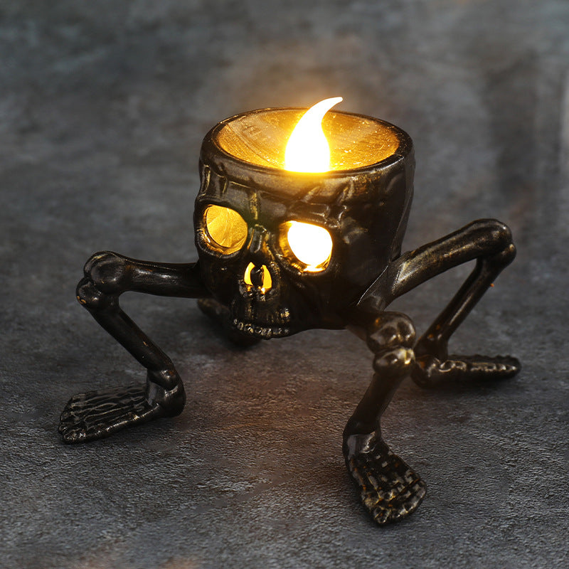 Halloween Skull and Finger LED Candle Lantern (photo 6)
