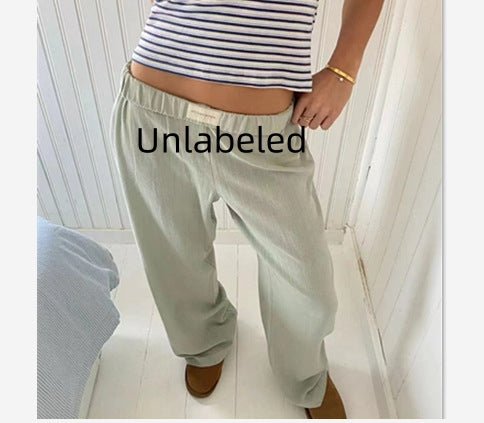 Women's Striped High-Waist Wide-Leg Pants (photo 16)