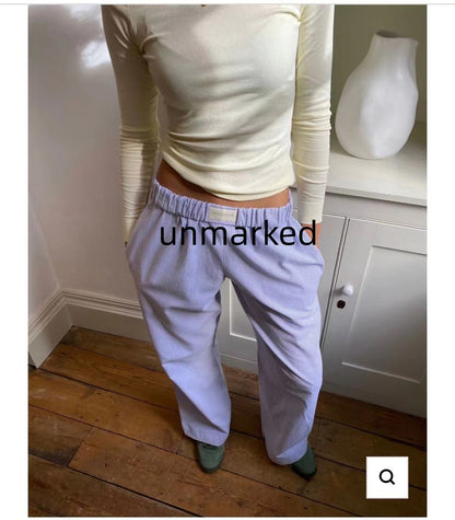 Women's Striped High-Waist Wide-Leg Pants (photo 18)