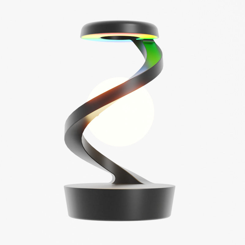 Rotating Moon Desk Lamp with Optional Wireless Charger (photo 7)