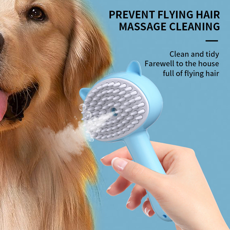 Rechargeable Self-Cleaning Pet Mist Slicker Brush (photo 9)