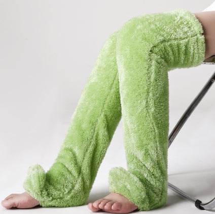 Over-the-Knee Fuzzy Long Socks (photo 43)