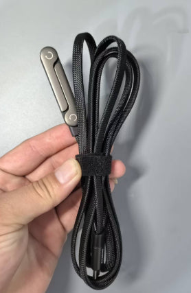 Fast-Charging USB-C Cable with Built-In Foldable Phone Stand (photo 8)