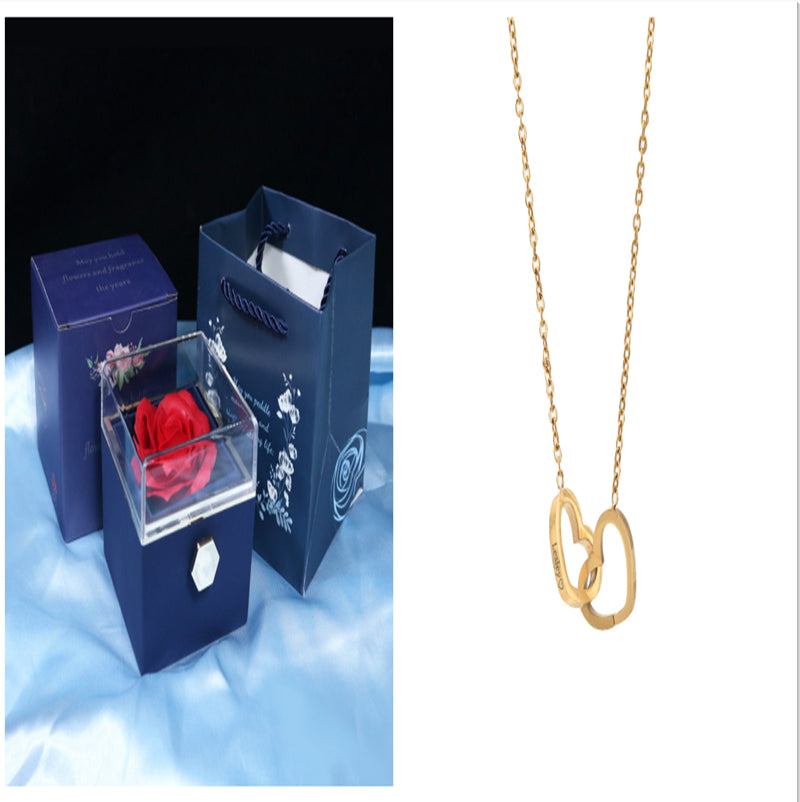 Rotating Soap Rose Jewelry Gift Box (photo 19)