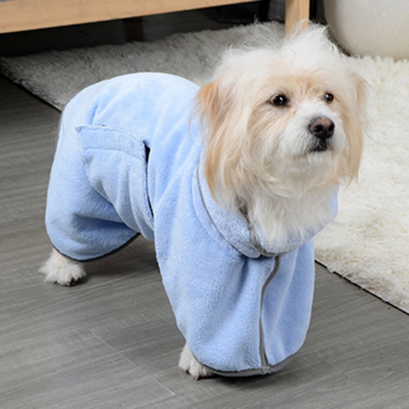 Microfiber Pet Bathrobe Towel (photo 5)