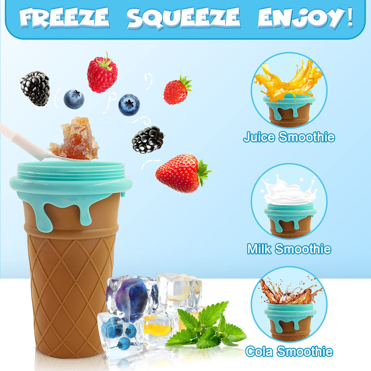Squeeze Slushy Maker Cup, 500 ml (photo 3)