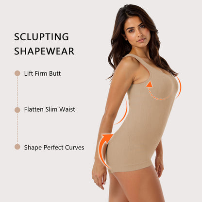 Women's Shapewear Bodysuit with Adjustable Straps (photo 3)
