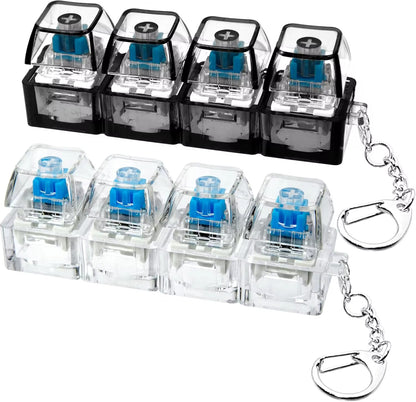 4-Key Clicker Keychain with Light