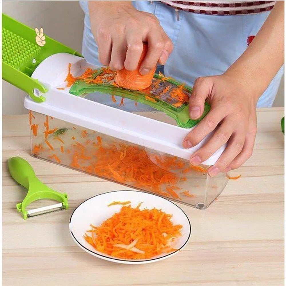 12-Piece Handheld Vegetable Chopper Set (photo 3)