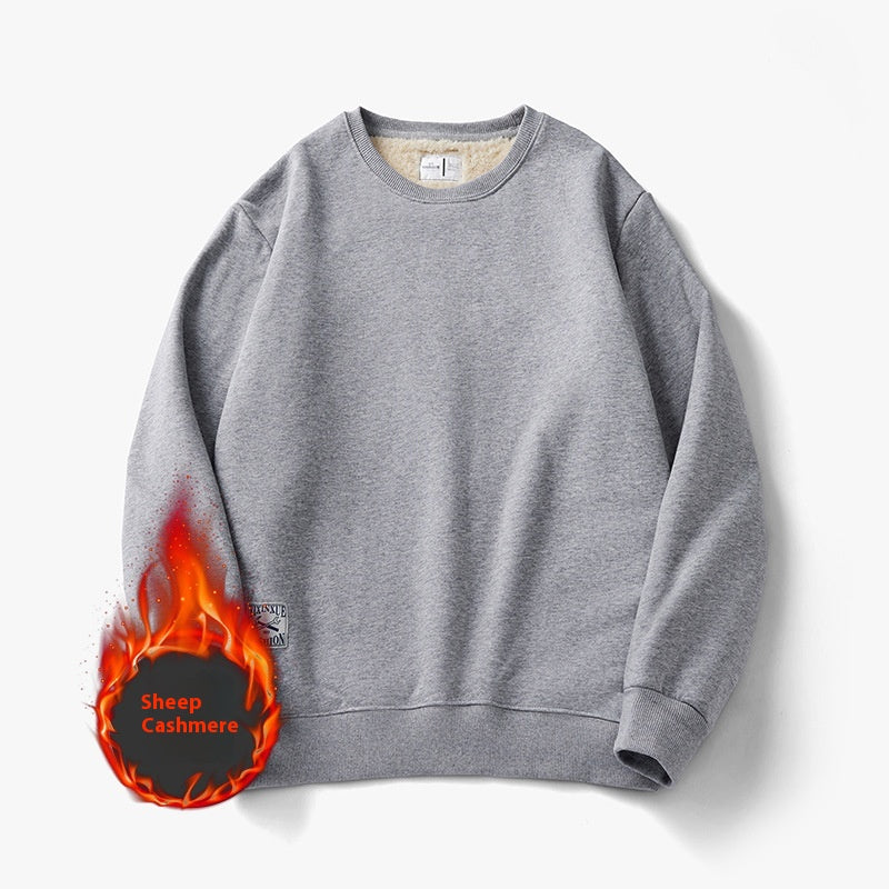 Men's Fleece Crewneck Pullover Sweatshirt (photo 10)
