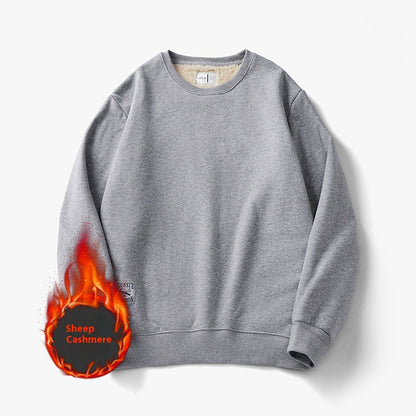Men's Fleece Crewneck Pullover Sweatshirt (photo 10)