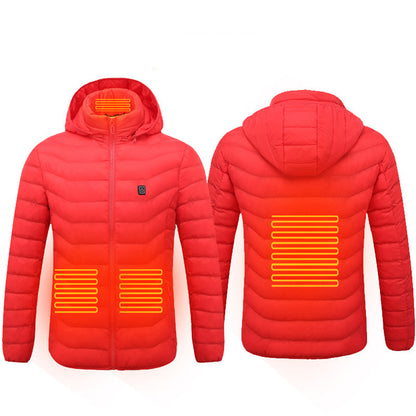 Men's Heated Hooded Puffer Jacket, 8 or 9 Heating Zones (Battery Not Included) (photo 13)