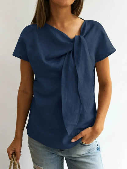 Women's Short-Sleeve Loose Casual T-Shirt (photo 14)