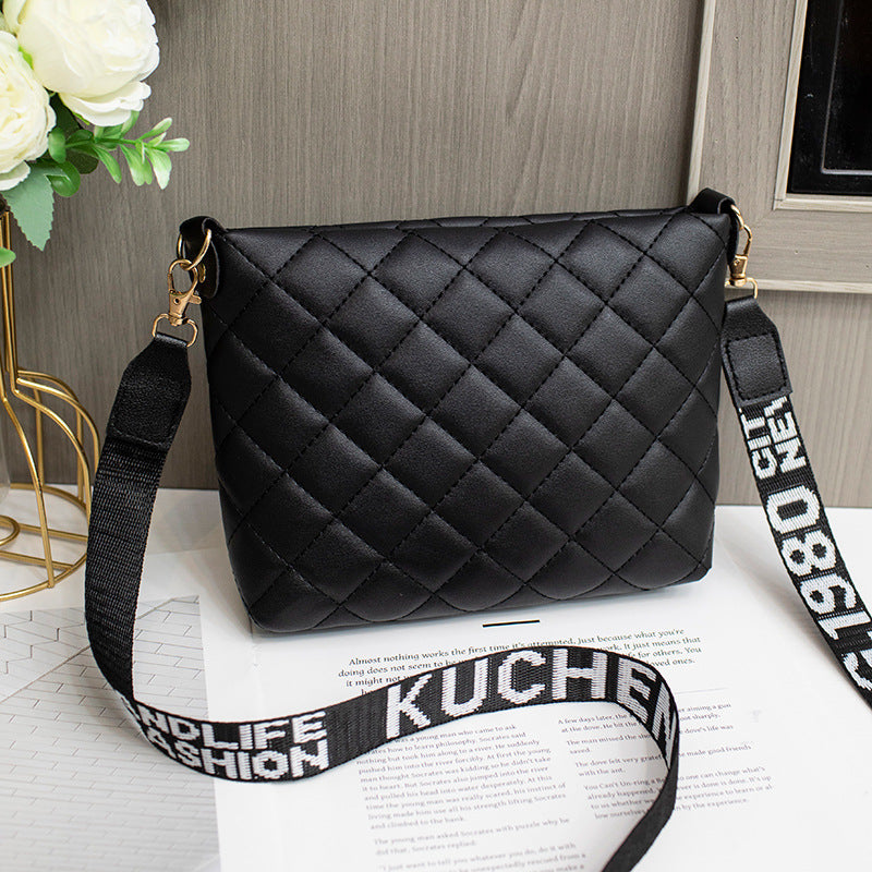 Small Quilted Crossbody Bag with Chain Strap (photo 4)