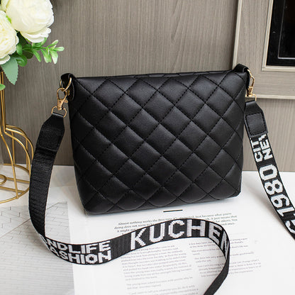 Small Quilted Crossbody Bag with Chain Strap (photo 4)
