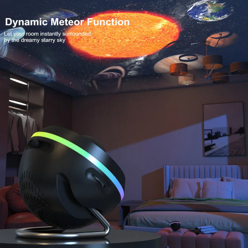 13-Film Galaxy Meteor Projector Night Light (photo 2)