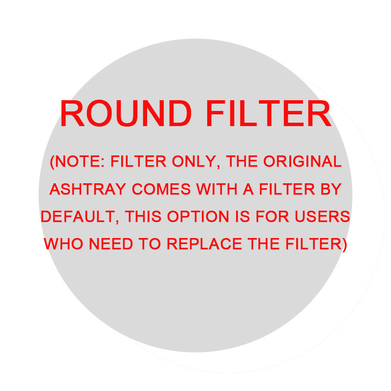Ashtray with Built-In Fan and Replaceable Filter (photo 12)