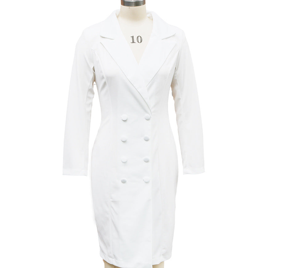Women's Double-Breasted Blazer Dress (photo 10)