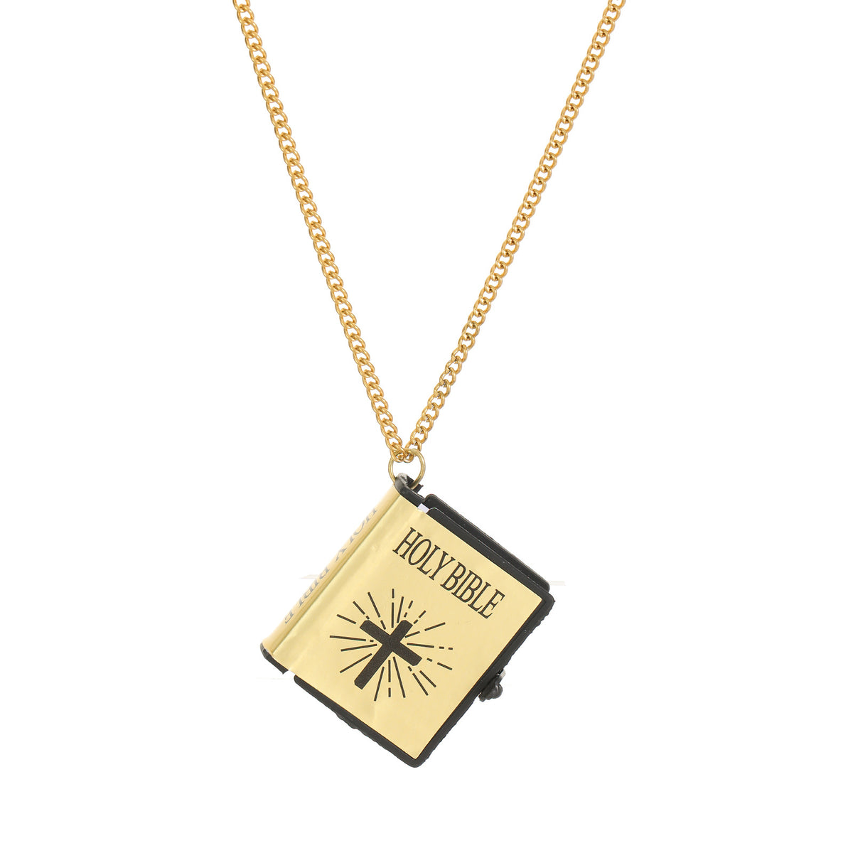 Cross Bible Verse Pendant Necklace (photo 7)