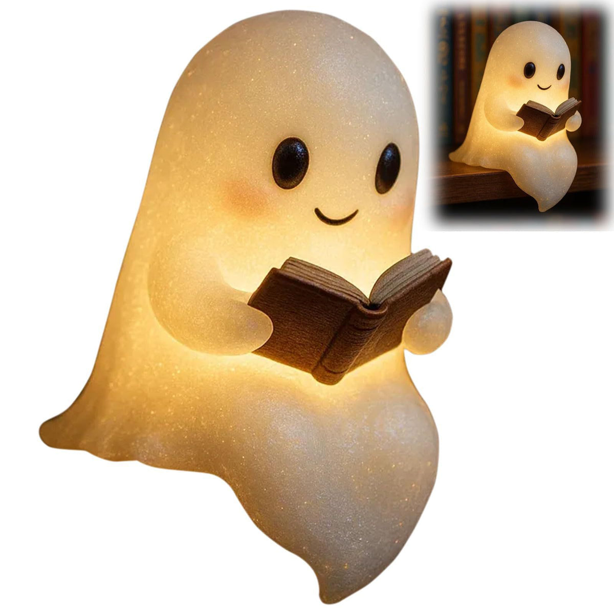 LED Ghost Candle Light, Battery Powered (photo 5)