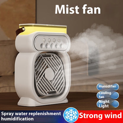 Mini Evaporative Air Cooler Fan with 7-Color Light (photo 3)