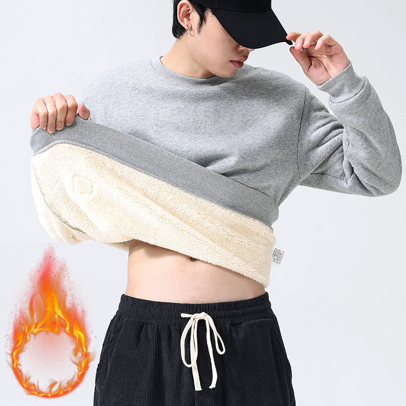 Men's Fleece Crewneck Pullover Sweatshirt