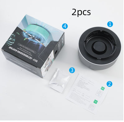 Ashtray with Built-In Fan and Replaceable Filter (photo 29)