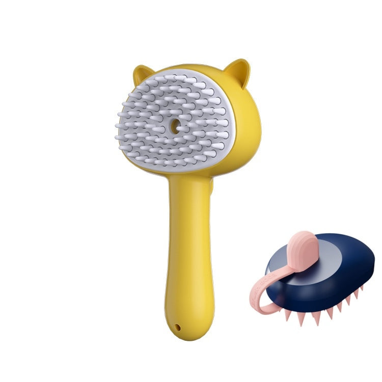 Rechargeable Self-Cleaning Pet Mist Slicker Brush (photo 26)